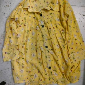 Floral Yellow Top