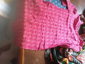 Pink Patterned Top
