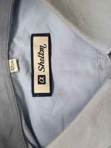 Men&#39;s Blue Long Sleeve Shirt