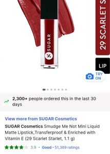 New Red Sugar Lipstick