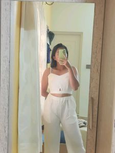 White Crop Top