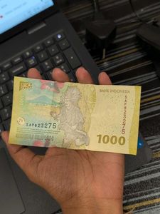 1000 Indonesian Currency Note