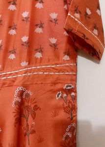 Orange Ethnic Gown