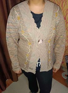 Mouse Colour Sweater With Embroidery