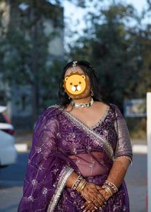 Purple Lehengha Choli