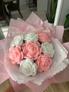 Personalized gifts crochet flower