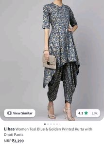 Lisa&#39;s Kurta And Dhoti Pant