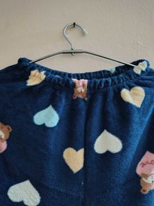 Cute Bear &amp; Heart Pajama Pants