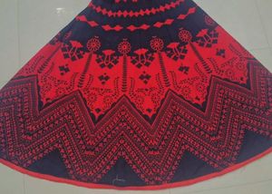 Red &amp; Black Ethnic gown