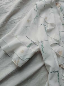Floral Ruffle Blouse