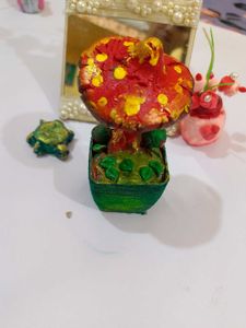 Handmade Mushroom Figurine