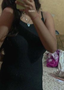 This is a black dress