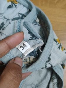 Floral Print Women's Briefs grey