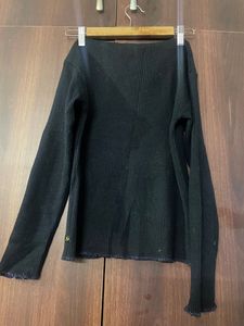Navy Blue High Neck Sweater