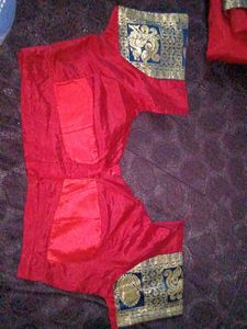 Reddish maroon ♥️ Silk Saree🥻