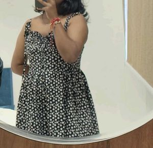 Daisy Print Mini Dress