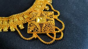 Covering Necklace and Earrings Set