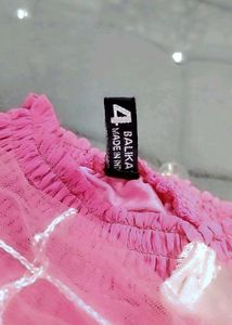 ⚡ Hot Pink Butterfly Sheer Sleeve Top!!💕