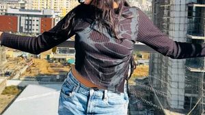 Viral Black Butterfly Top
