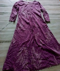 Purple Kurta Set