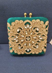 Velvet Box Clutch
