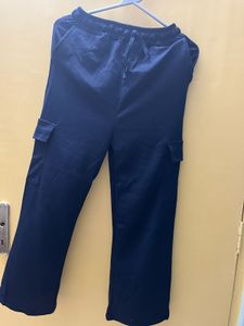 Ribbed Knit Cargo Pants