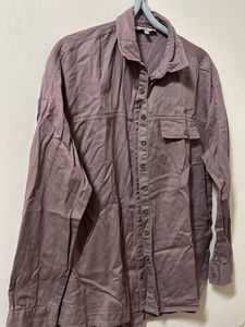 Roadster Mauve Cotton Casual Shirt