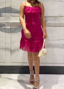 Barbie Pink Ruffle Dress 💞🎀💝🌷🌸🩷💖