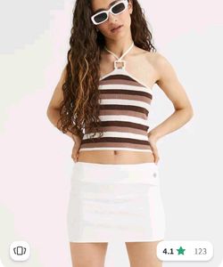 Mini White Skirt From H&amp;M