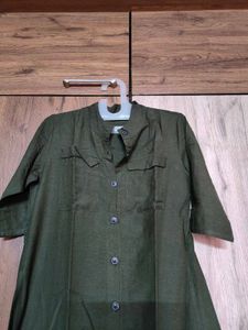 Tokyo Talkies Olive Green Dress