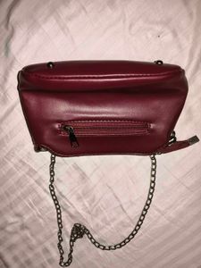 Burgundy Crossbody Bag