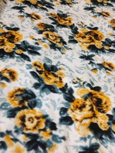 Unused Soft Warm Woolen Double Bedsheet