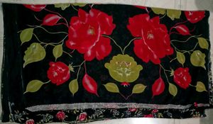Floral Print Saree