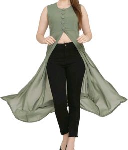 Olive Full Length Kurti