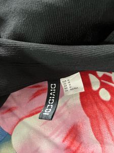 H&amp;M Black Ruched Button-Front Dress(NEVER WORN)