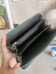 A beautiful green wallet