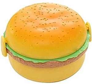 Burger Shaped 2 Layer Lunch Box Kids & Adult