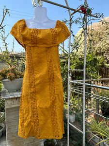Mustard Colour Dress