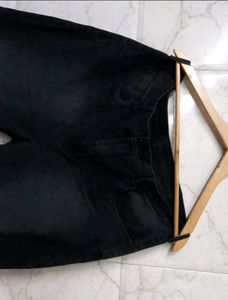 Black Straight Leg Jeans