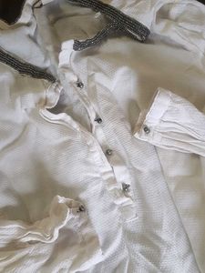 Casual Loose White Shirt