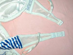 Striped Bra &amp; Bottom Set