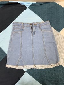 Denim Mini Skirt