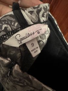 Elegant Patterned Mini Dress