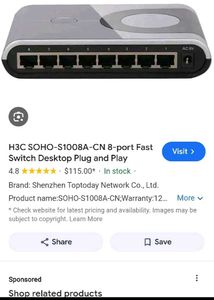 H3C Aolynk S1008A Router 8PORT