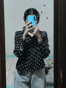 ZUDIO POLKA DOTS SHIRT FOR WOMEN