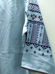 Blue Long Kurta
