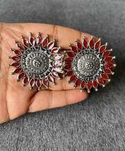 Oxodised Earrings