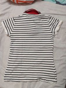 Striped Polo T-Shirt