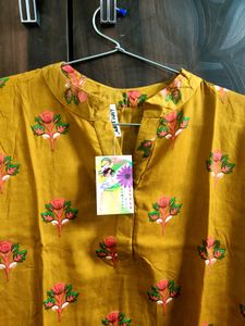 Women Mustard Colour Top