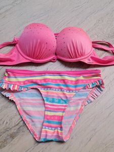 combo Of Four Imported Fabric Bra N Panty